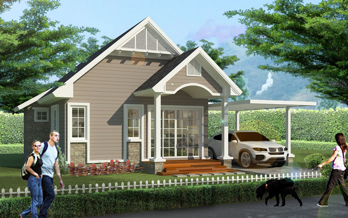 โครงการบ้านสวนกลางดง แบบบ้าน D